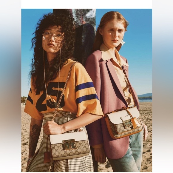 Gucci Beige and Gold Crossbody Bag - Picture 14 of 15